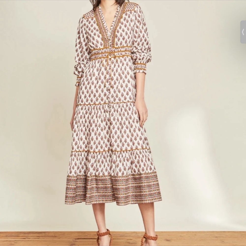 Veronica Beard ALESSANDRA Boho Dress Sz 16